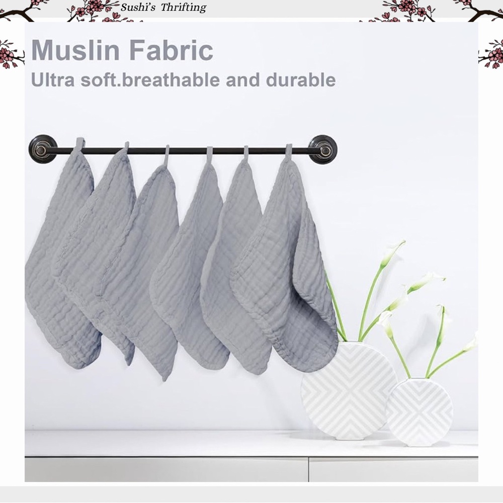 12pk Baby Muslin Set - Picture 6 of 7